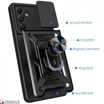 5in1 smūgiams atsparus dėklas su kameros apsauga (Samsung A05S)